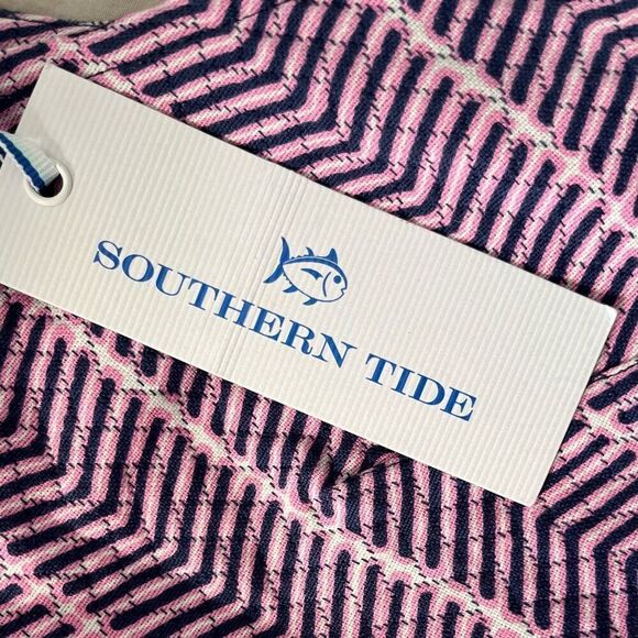 Southern Tide Blue Pink Striped Audrey Dress Size 6 NWT - Picture 7 of 7
